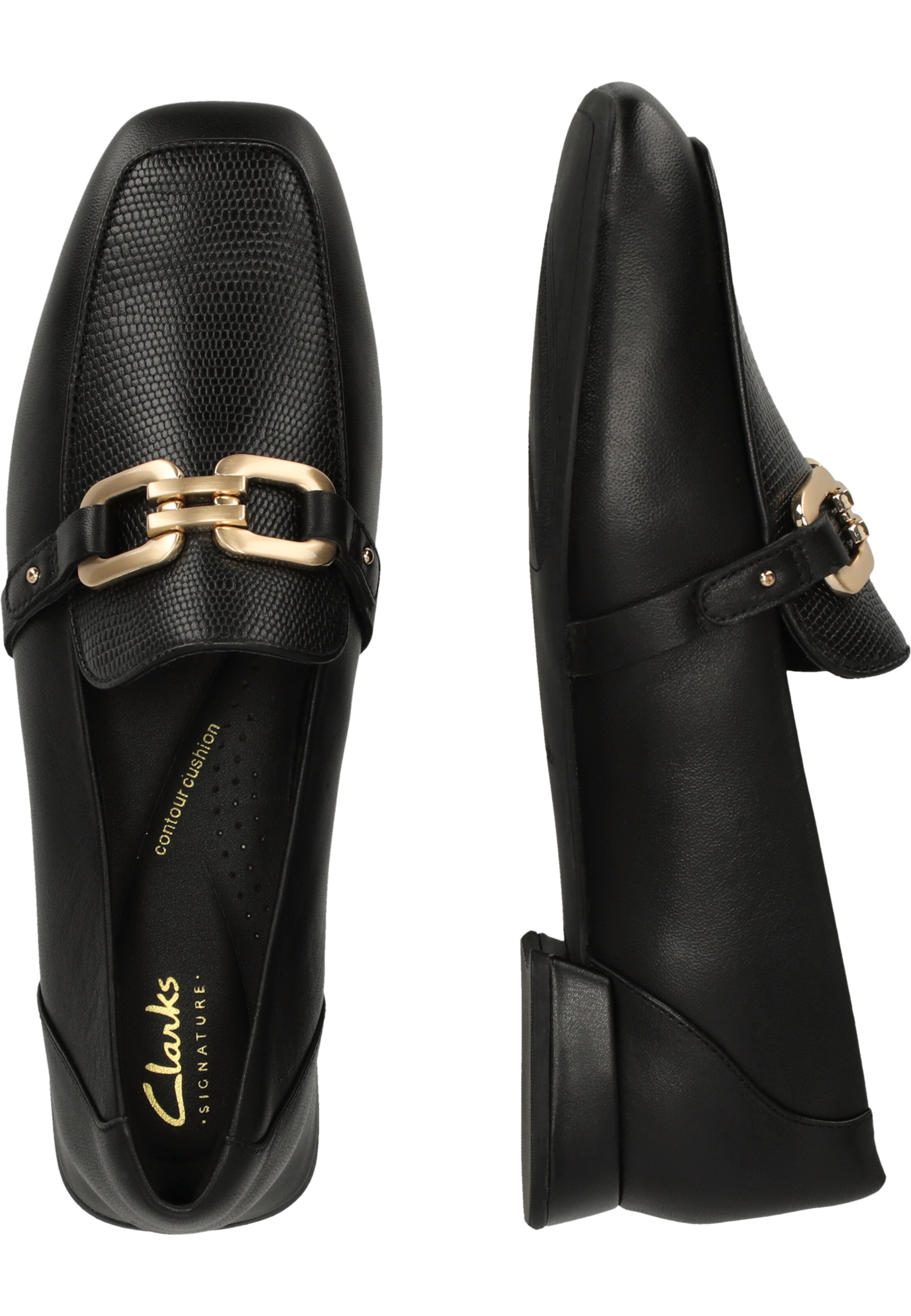 CLARKS Classic Flats 'Ubree 15' in Black