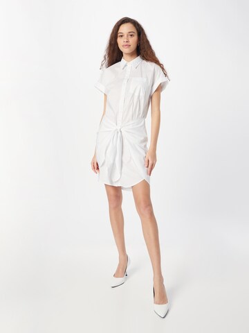 Lauren Ralph Lauren - Vestidos camiseiros 'RAYJADA' em branco: frente