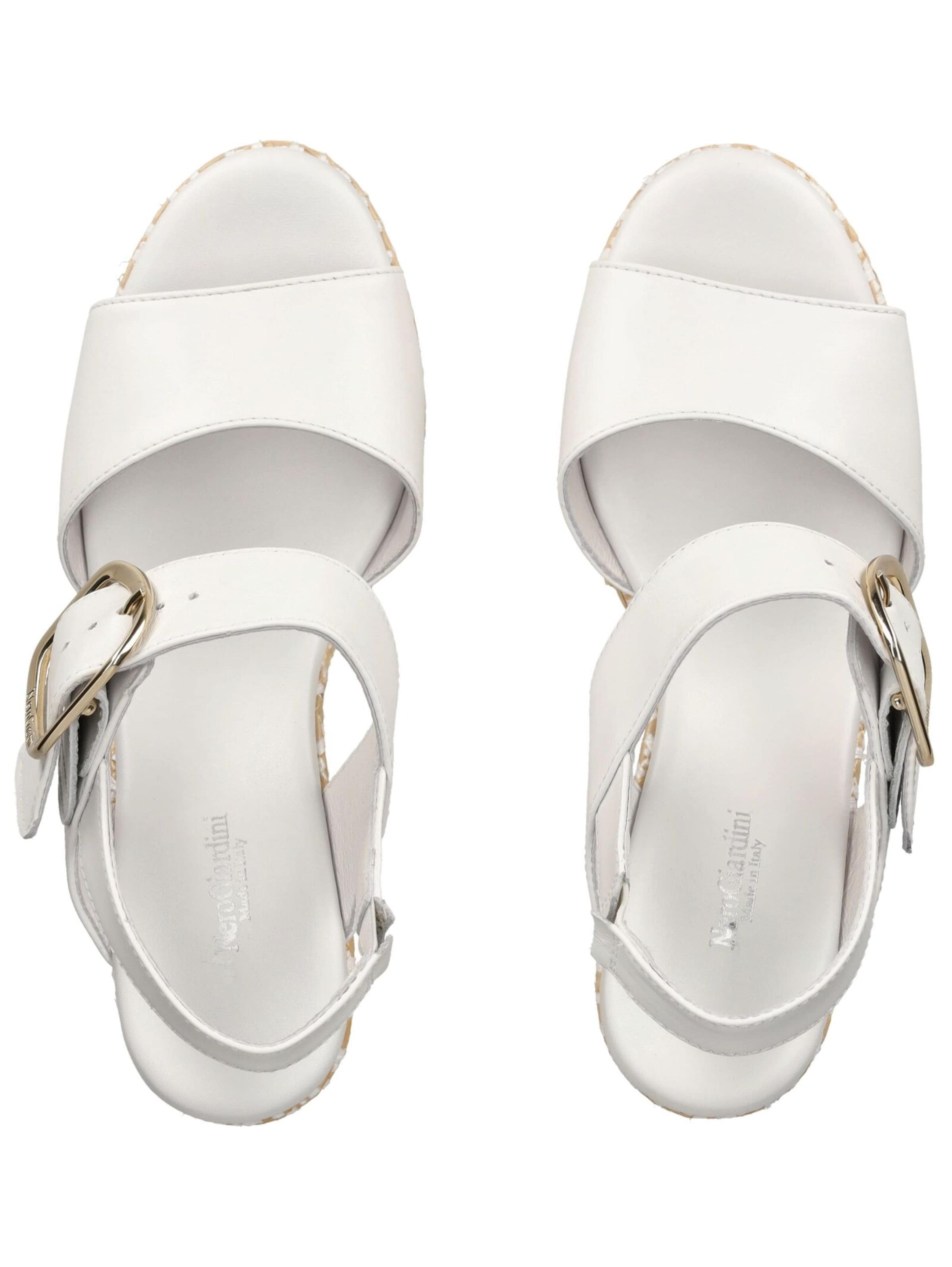 Sandalo di Nero Giardini in bianco