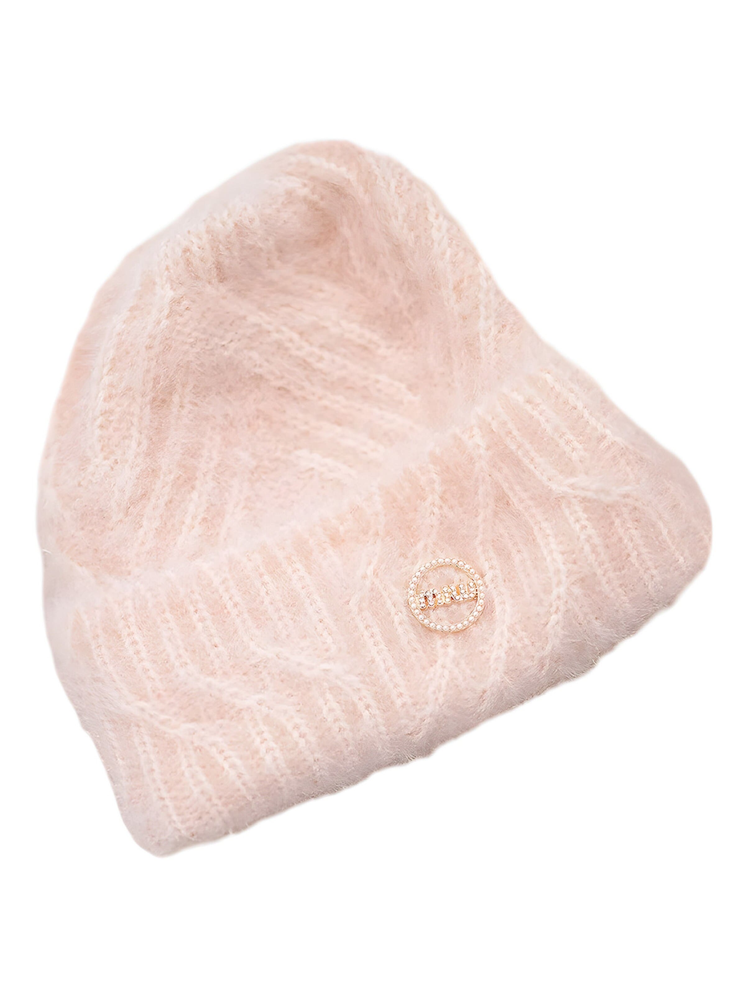 Lumera Beanie in Beige: front