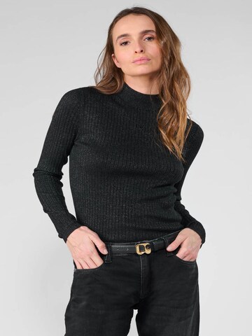 Le Temps Des Cerises Sweater in Black: front