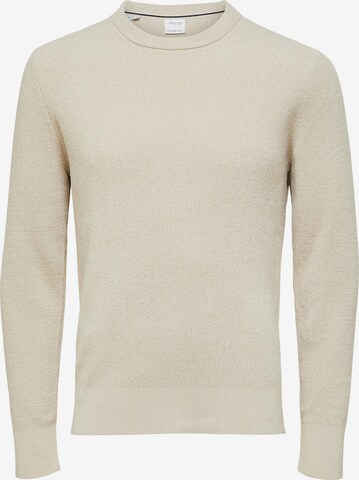 SELECTED HOMME Pullover 'Rodney' in Beige: predná strana