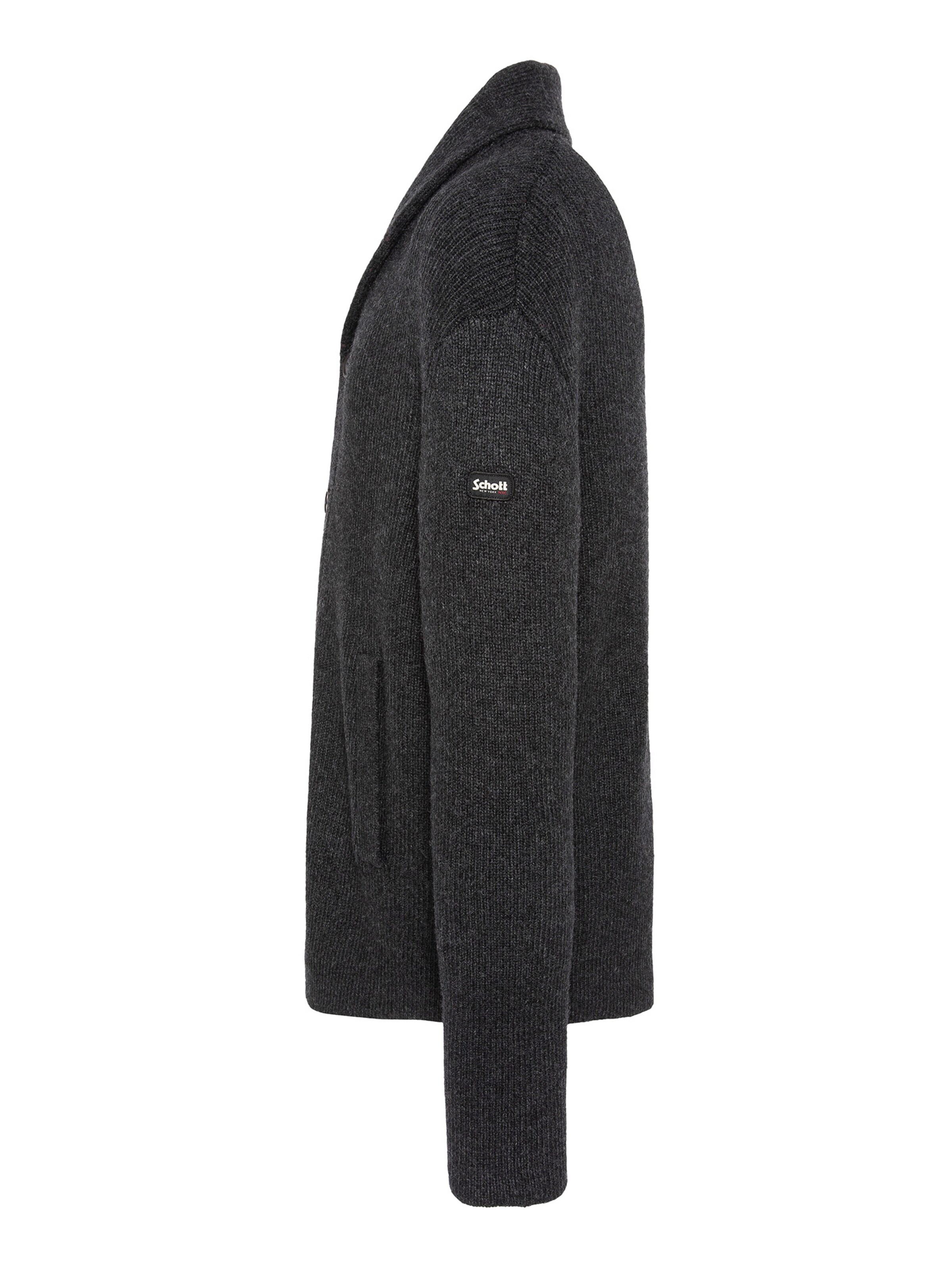 Vestes en maille Schott NYC en gris