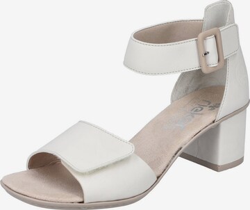 Rieker Remsandal i beige: framsida