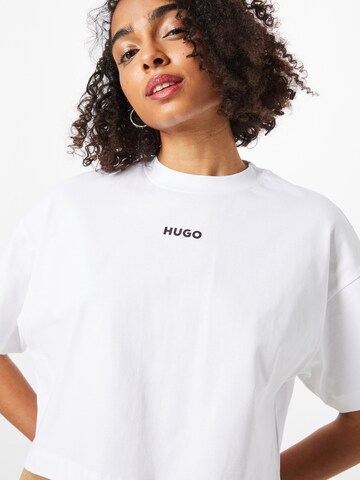 HUGO T-Shirt 'Daylora' in Weiß