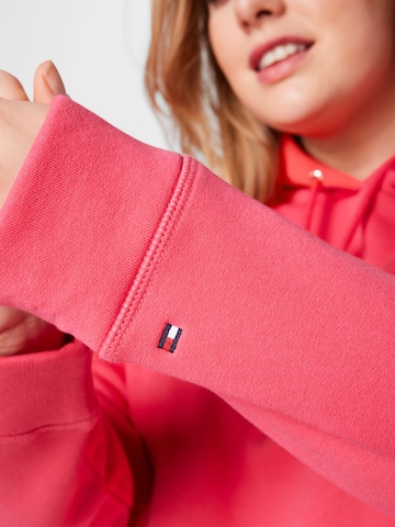 Sweat-shirt Tommy Hilfiger Curve en rose