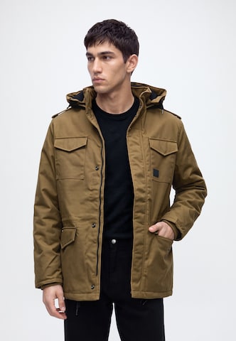 Vintage Industries Tussenparka 'Darren' in Bruin