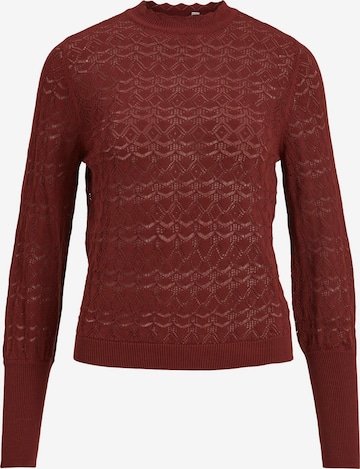 VILA Sweater in Red: front