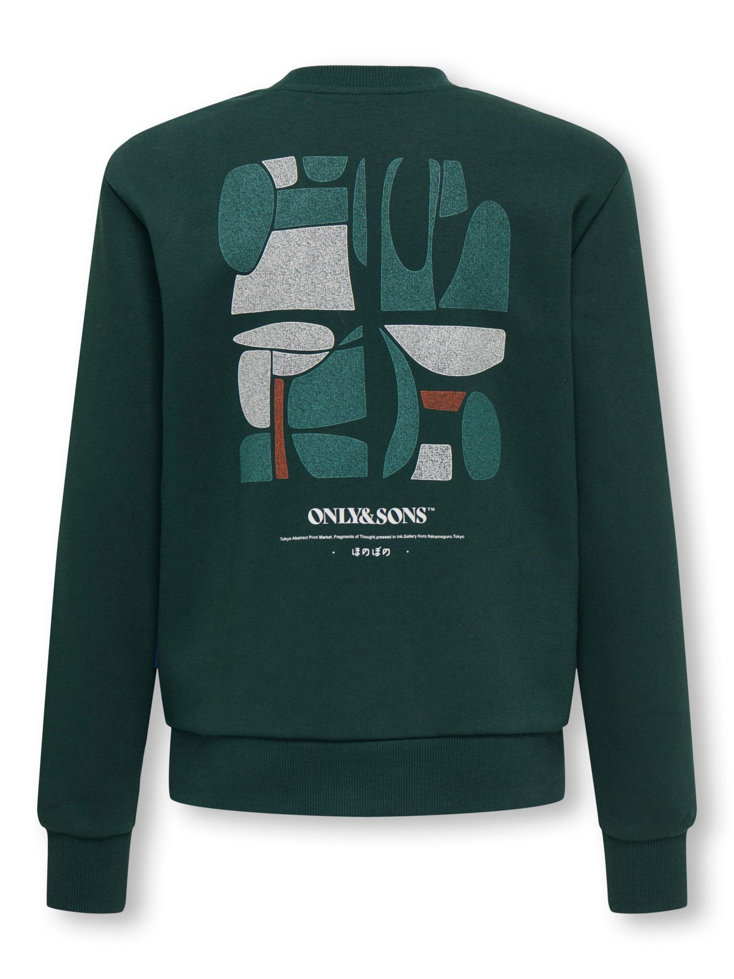 Only & Sons Junior Sweatshirt in Grün