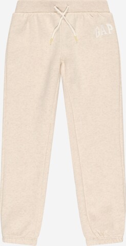 Coupe slim Pantalon GAP en beige : devant