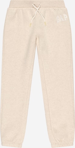 GAP Slimfit Hose in Beige: predná strana