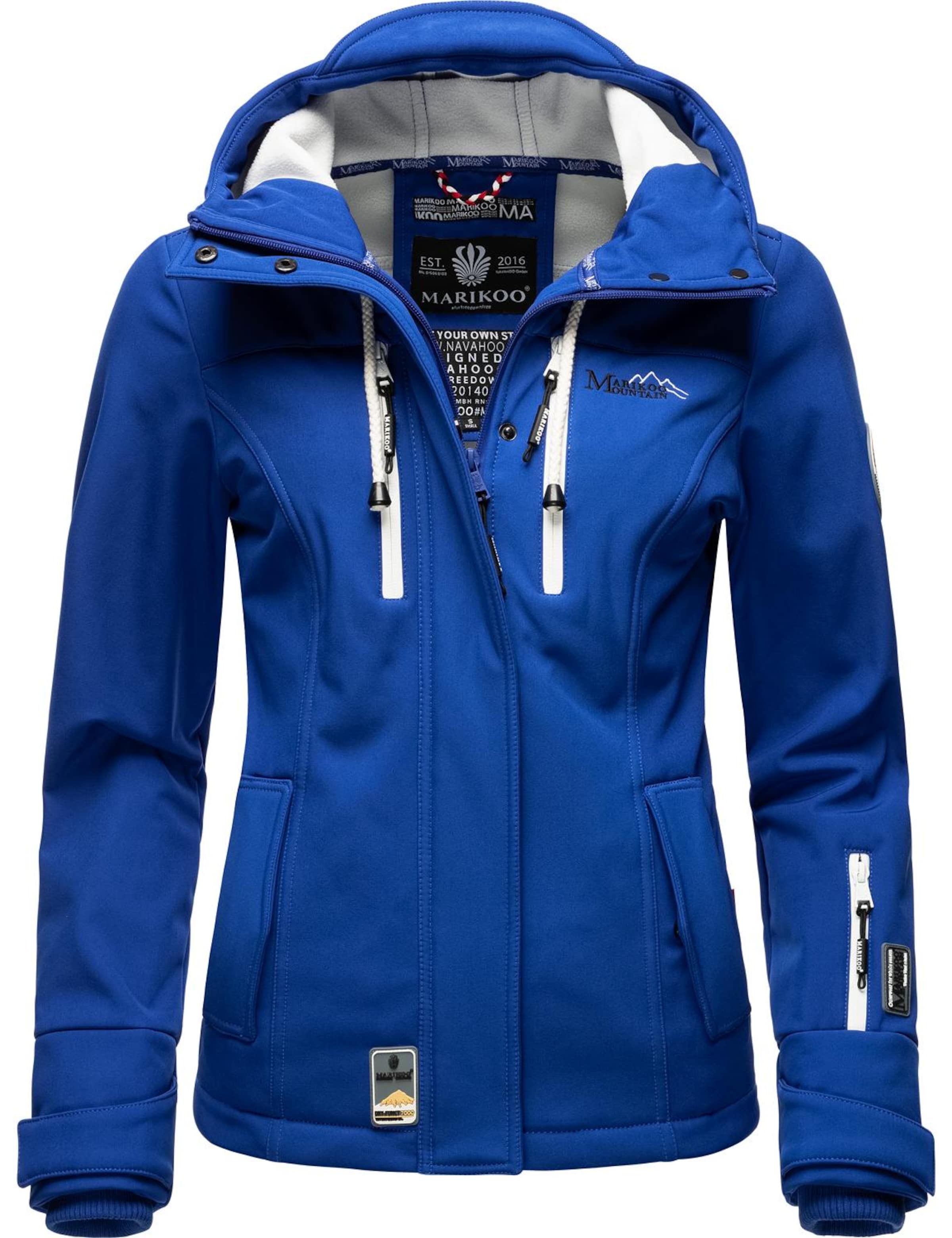 MARIKOO Funkčná bunda 'Kleine Zicke' - Modrá