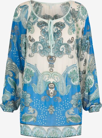 mint & mia Blouse in Blauw: voorkant