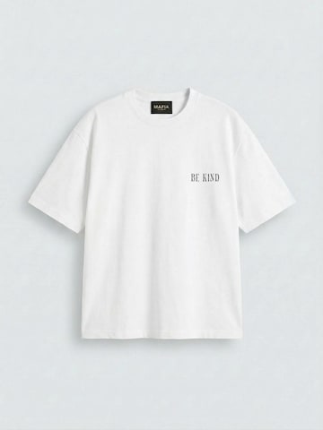 Kleidermafia T-shirt 'Be Kind' i beige: framsida