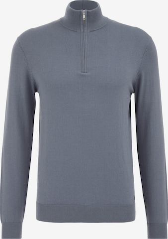 WE Fashion Sweater in Blue: front