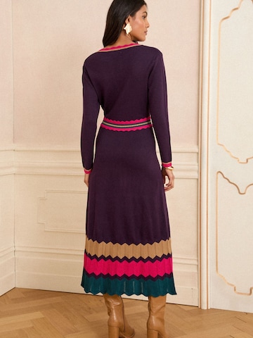 Abito in maglia di love & roses in lilla