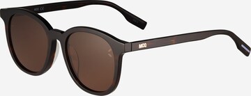 Lunettes de soleil McQ Alexander McQueen en marron : devant