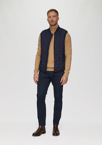Gilet s.Oliver BLACK LABEL en bleu