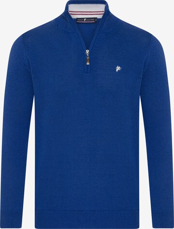 DENIM CULTURE Sweater 'MADDOX' in Blue: front