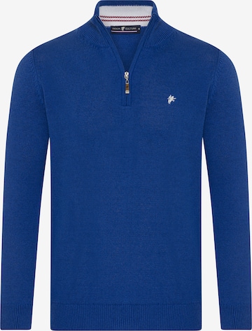 DENIM CULTURE Sweater 'MADDOX' in Blue: front