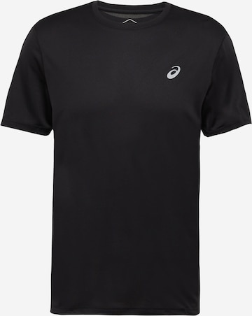 T-Shirt fonctionnel 'KATAKANA' ASICS en noir : devant