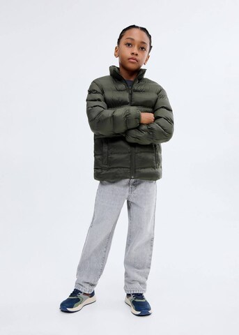MANGO KIDS Winter Jacket in Green