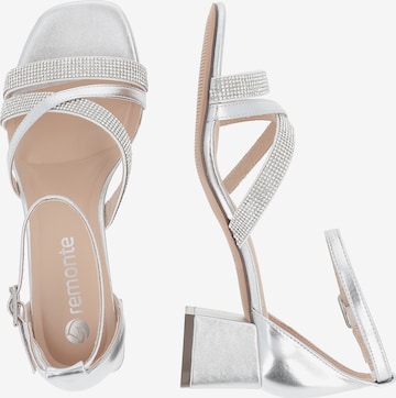 REMONTE Strap Sandals in Silver