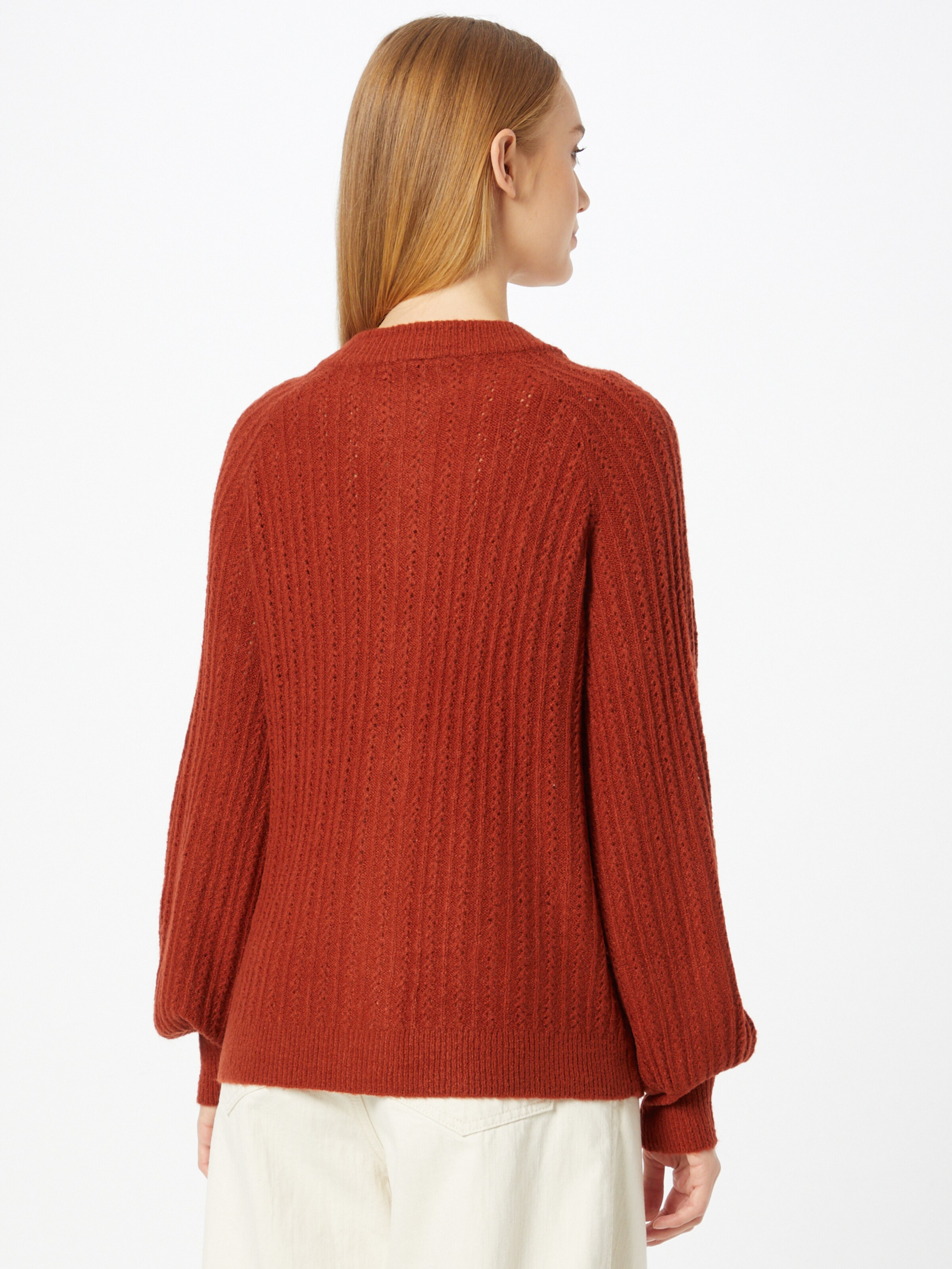Frauen Pullover & Strick VILA Strickjacke 'Naida' in Rostrot - MZ87185 Frauen Pullover & Strick VILA Strickjacke 'Naida' in Rostrot - MZ87185