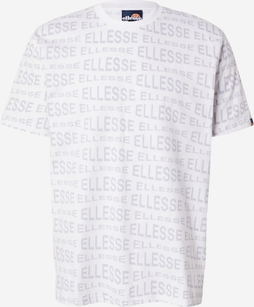 ELLESSE Μπλουζάκι 'DISTORTA' σε λευκό: μπροστά