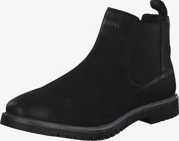 Chelsea Boots 'Caj' bugatti en noir : devant