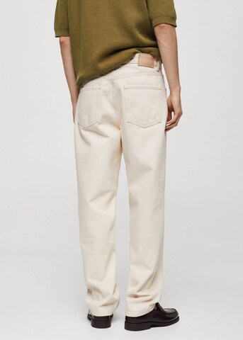 MANGO MAN Loose fit Jeans 'Cosimo' in White