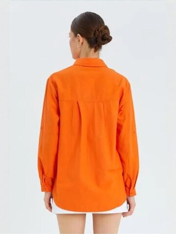 MixRay Blouse 'Hemden' in Orange