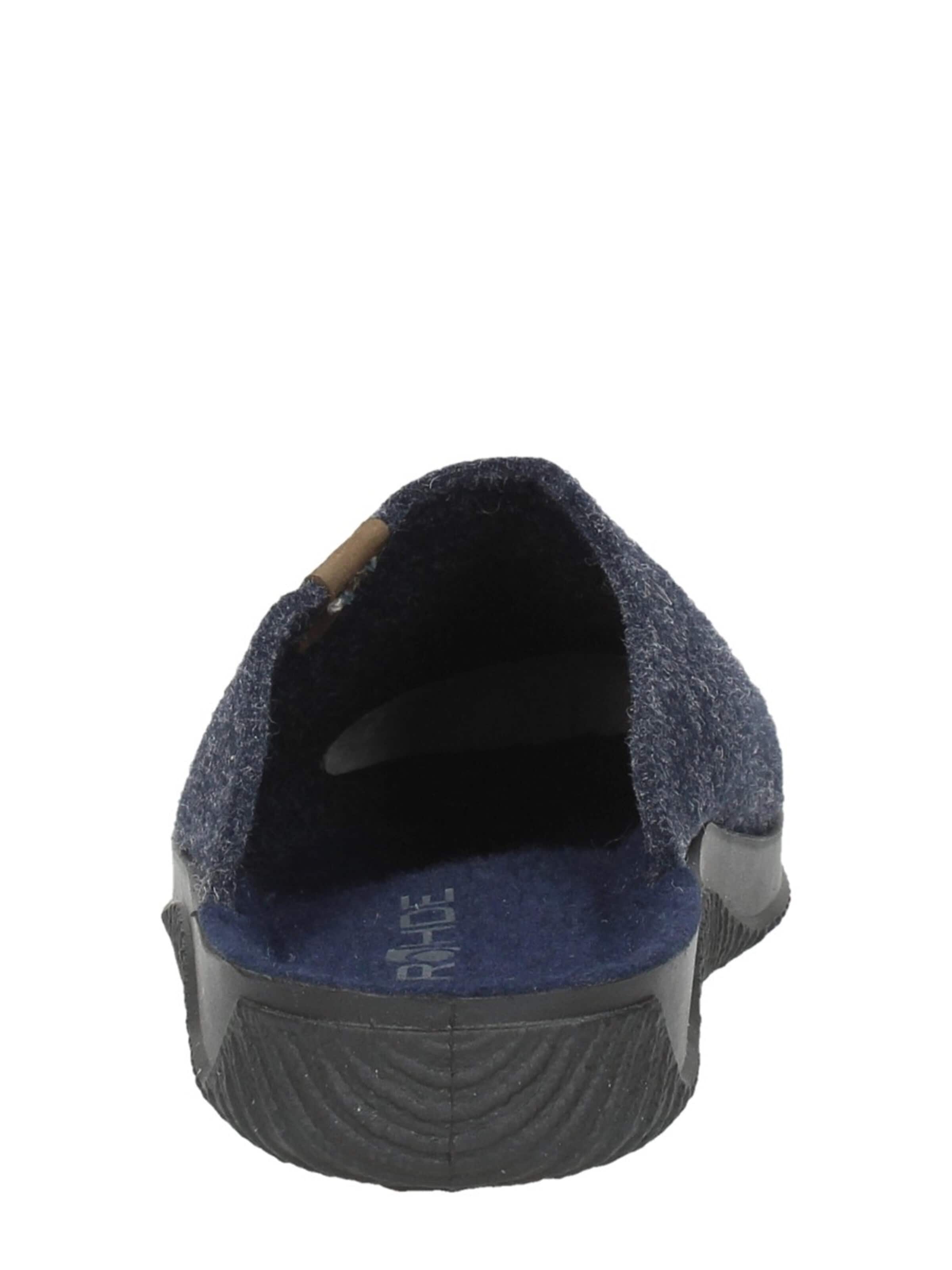 ROHDE Huisschoen 'Pantoffels Open' in Blauw