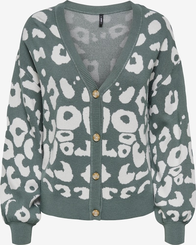 Kardiganas 'ONLLEONA' iš ONLY, spalva – nefrito spalva / balta, Prekių apžvalga