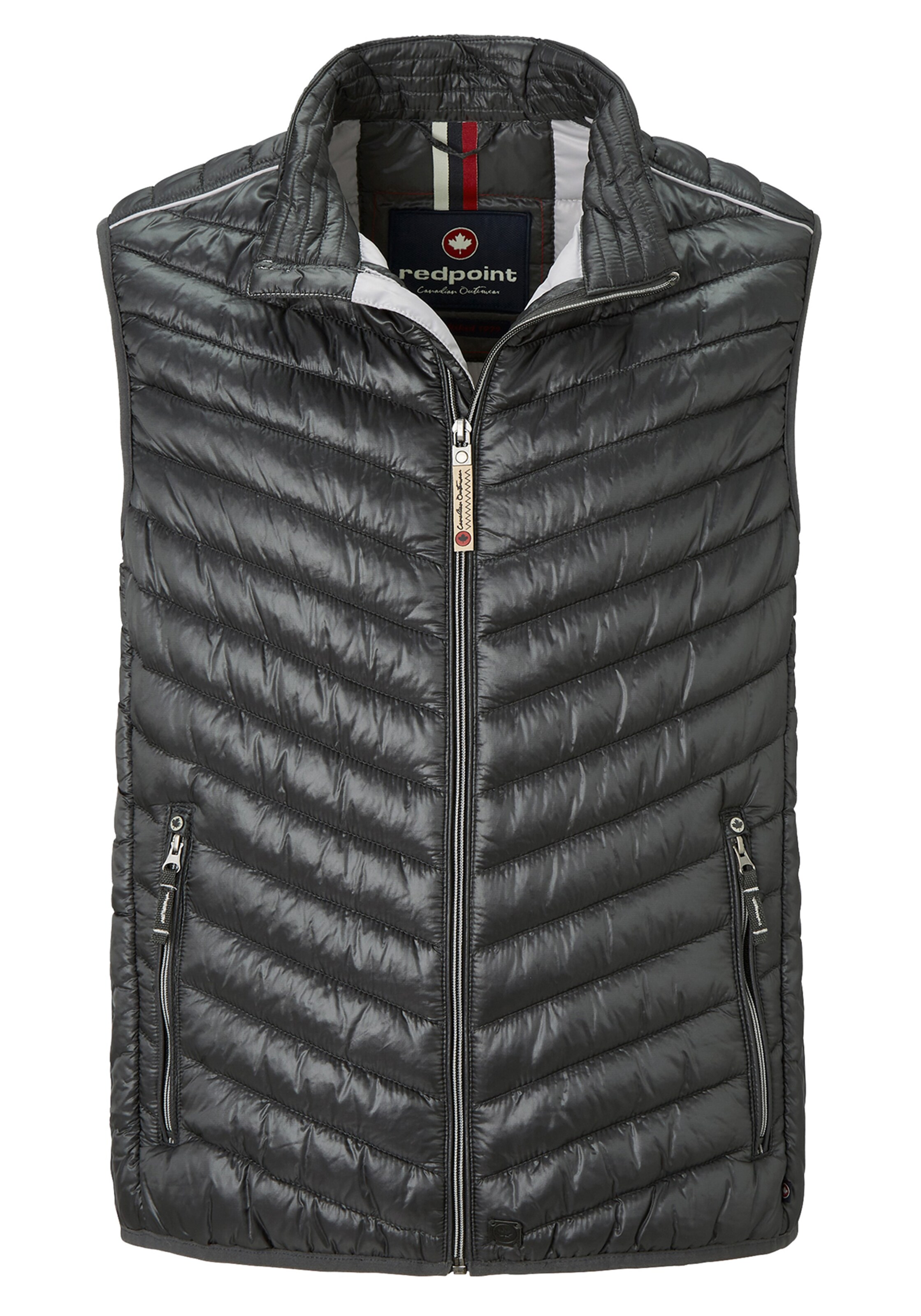 REDPOINT Vest in Silver: front