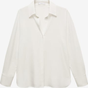 MANGO Blouse 'LIMA' in White: front