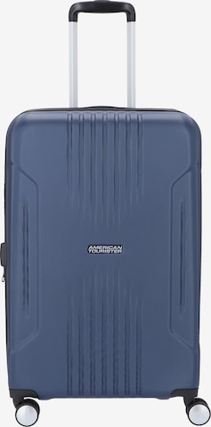 American Tourister Trolley 'Tracklite ' in Blauw: voorkant