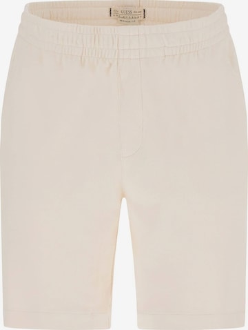 GUESS Regular Pants in Beige: front