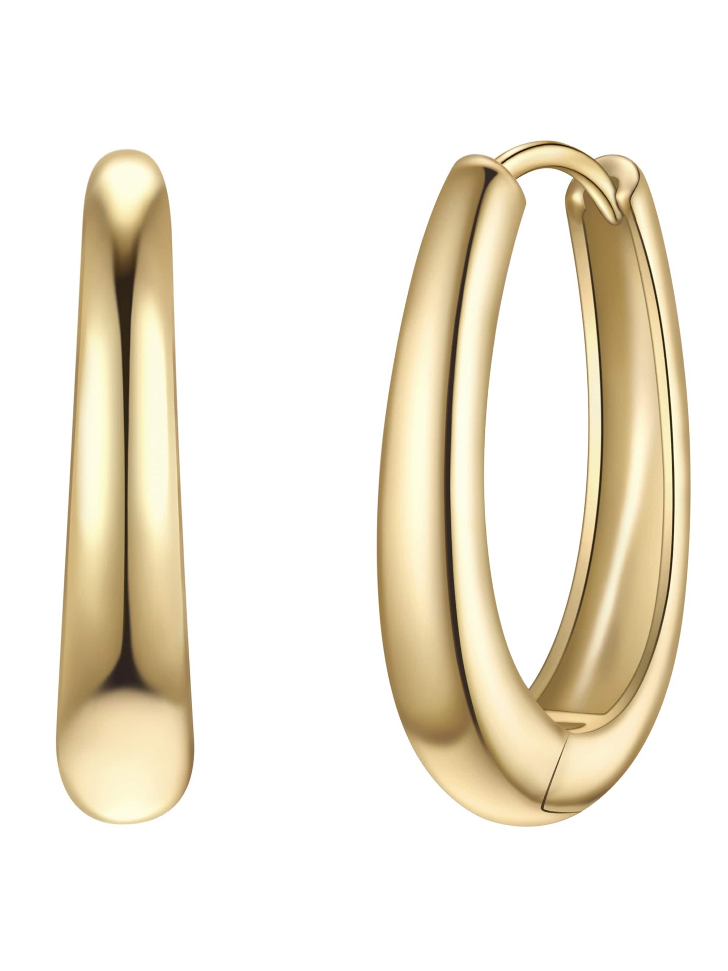 Glanzstücke München Ohrringe in Gold: Vorderseite