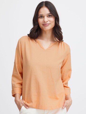 Fransa - Blusa ' MADDIE ' en naranja: frente