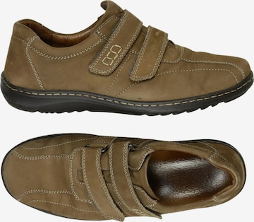WALDLÄUFER Halbschuh 47 in Braun: Vorderseite
