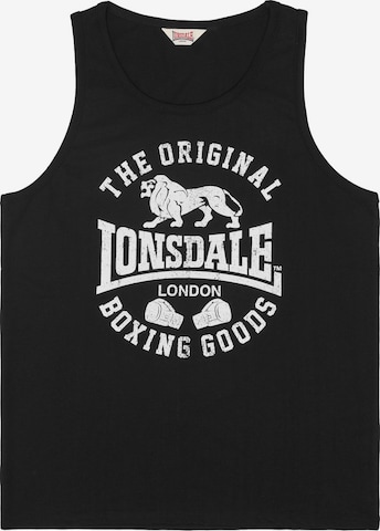LONSDALE Paita 'Bowes' värissä musta: etupuoli