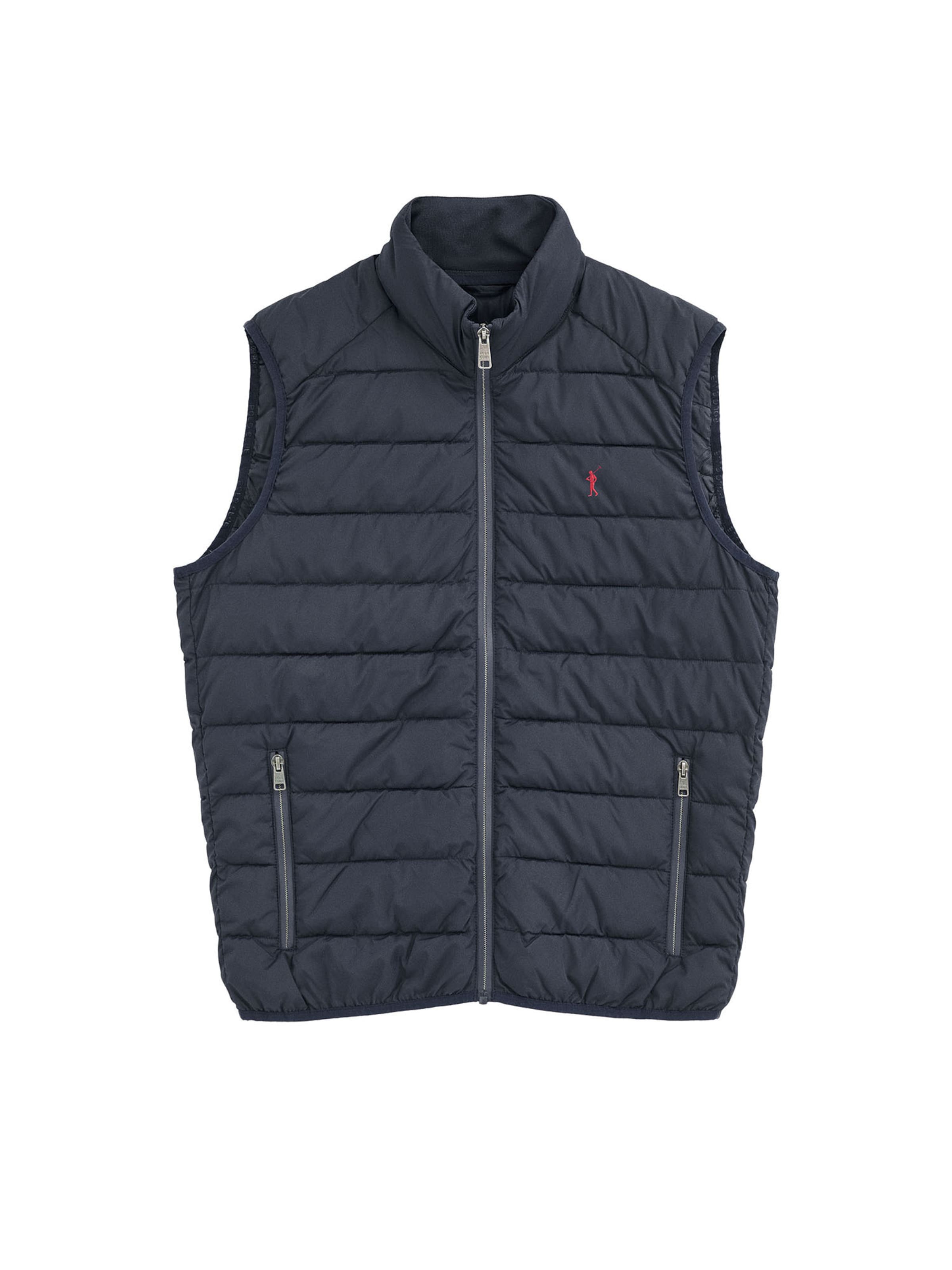 Polo Club Vest in Blue: front