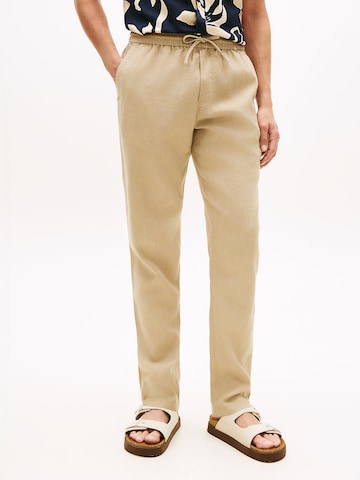 Effilé Pantalon 'Harlem' TOMMY HILFIGER en beige : devant
