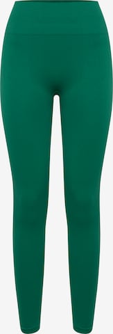 The Jogg Concept Skinny Leggings in Groen: voorkant