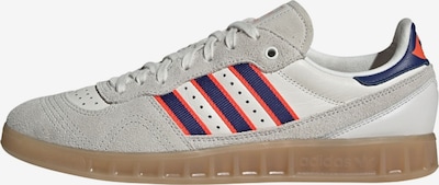 Sportbačiai be auliuko 'Handball Top RM' iš ADIDAS ORIGINALS, spalva – tamsiai mėlyna / šviesiai pilka / raudona / balta, Prekių apžvalga