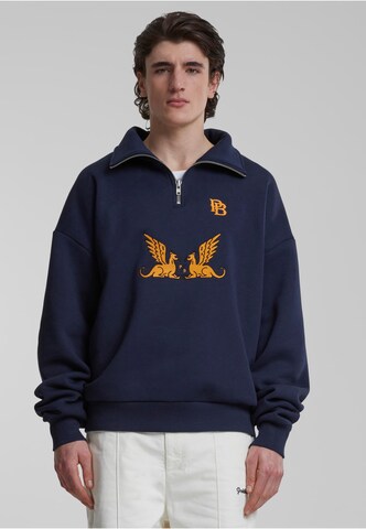 Prohibited Sweatshirt 'Griffin' in Blauw: voorkant