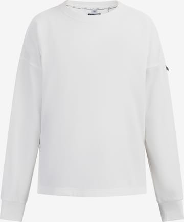 Sweat-shirt 'Idem' DreiMaster Vintage en blanc : devant