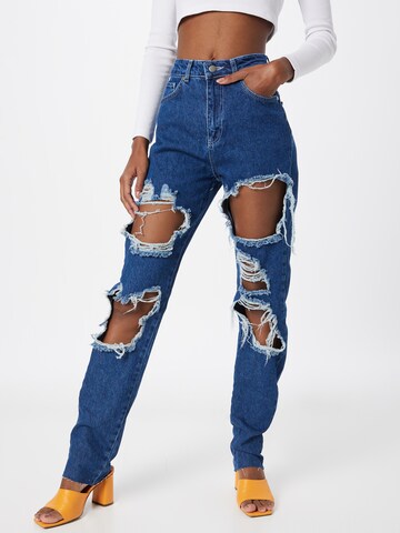 Misspap Regular Jeans in Blue: front