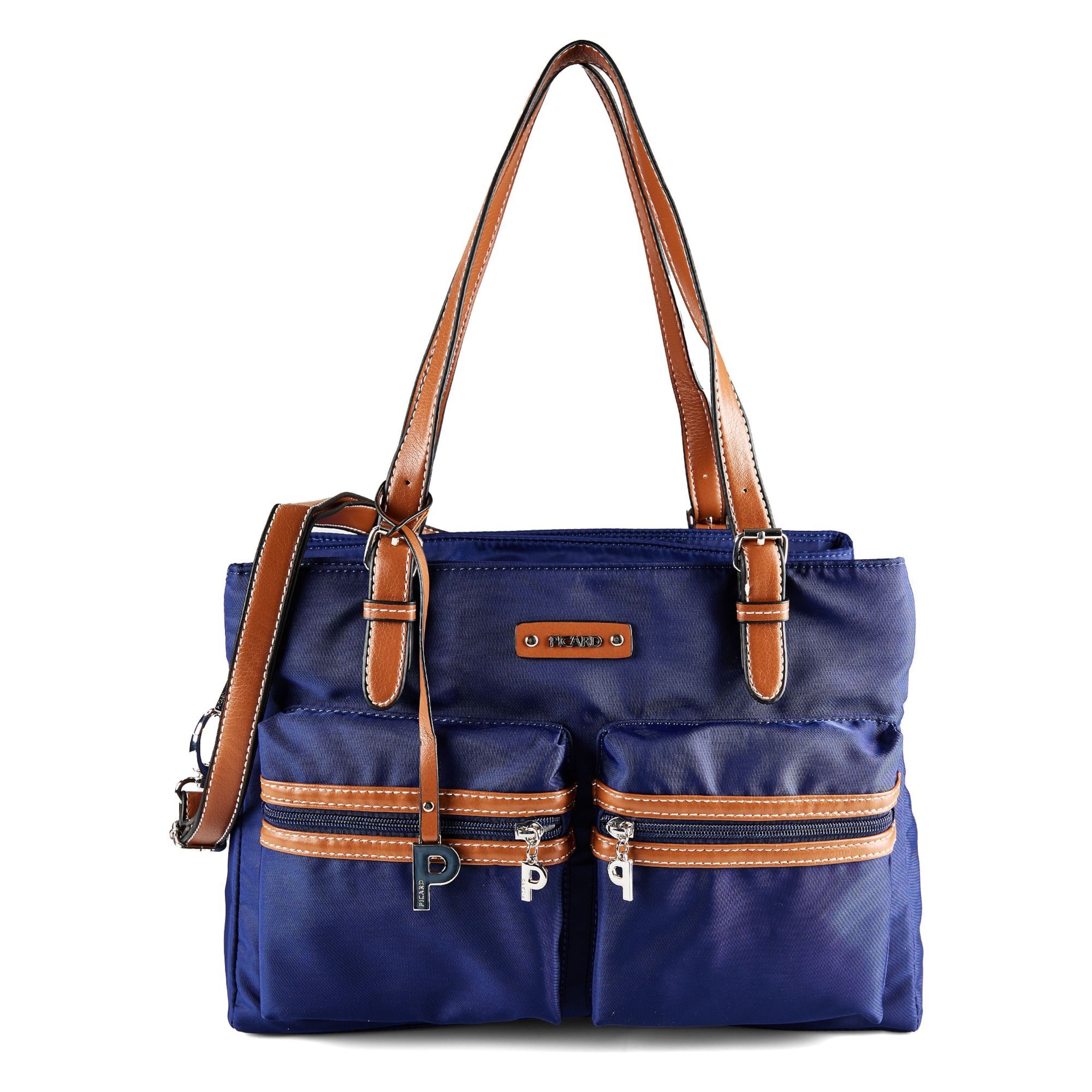 Borsa a spalla di Picard in blu: frontale